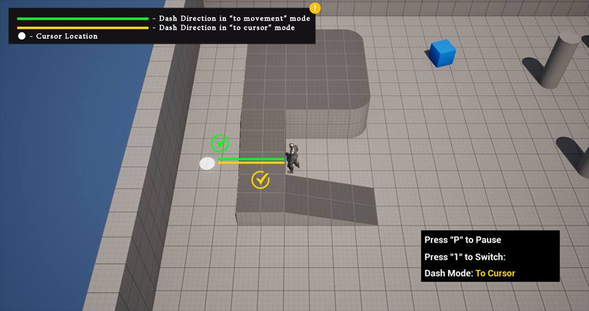 Directional Dash Through Surfaces, figure 1